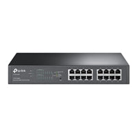 TP-Link TL-SG1016PE 16-Port Gigabit PoE+ Switch 150W Metal TP-Link TL-SG1016PE 16-Port Gigabit PoE+ Switch 150W Metal